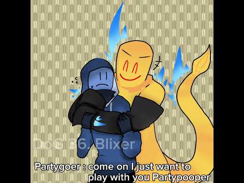 Partypooper x partygoer in backroom