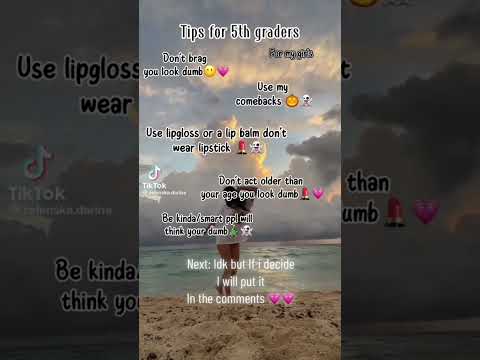 Tips for 5th graders ✨🌹 | credits goes to the owner! | #shorts