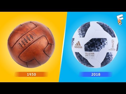 Evolution Of The Official FIFA World Cup Ball 1930 - 2018 ⚽ Footchampion Video