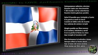 Dominican Republic National Anthem INSTRUMENTAL with lyrics