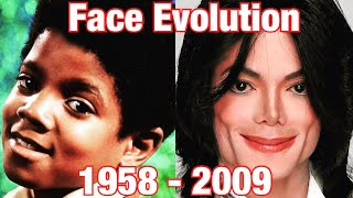 Video thumbnail of "The Evolution Of Michael Jackson’s Face (1958 - 2009) 0 to 50 Years Old"