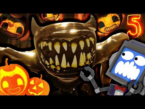 CHAPTER 5 FULL GAMEPLAY 🎃 Bendy and the Ink Machine ft. Fandroid The Musical Robot