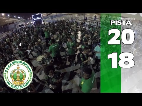 Bateria Império Serrano 2018 - Pista - Apoteose Visita Setor 11