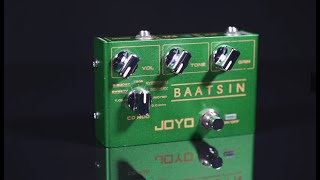 Video thumbnail for JOYO R-11 BAATSIN - 8 in 1 Overdrive Pedal by JOYO AUDIO