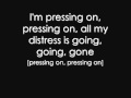Pressing on- Relient K lyrics
