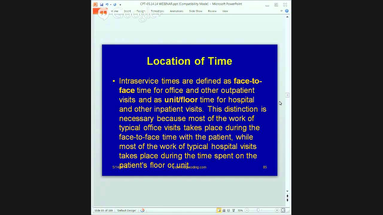 Current Procedural Terminology (CPT) Basics Webinar - Hosted by Antonio E. Puente, Ph.D.