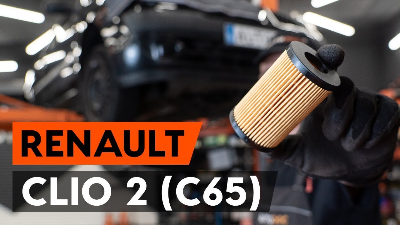 Comment changer : huile moteur et filtre huile sur Renault Clio 2 - Guide de remplacement