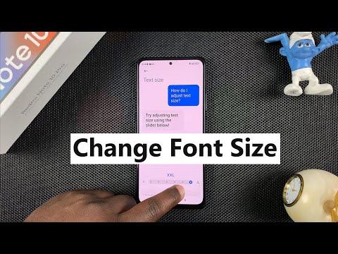 How To Change Font Size On Xiaomi Redmi Note 10 Pro