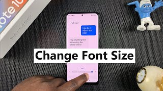 How To Change Font Size On Xiaomi Redmi Note 10 Pro