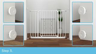 Extra Wide Easy Fit Baby Gate Installation - Perma Child Safety™