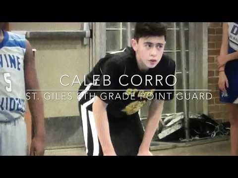 Caleb Corro - 8th Grade Point Guard w/crazy handles & court vision dropping dimes