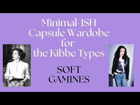 Minimal-ish Capsule Wardrobe Ideas for the Kibbe Types: SOFT GAMINE