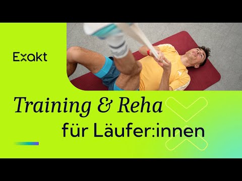 Training & Reha für Läufer:innen – alles in der Exakt App