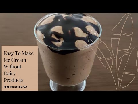 Easy Way To Make Ice Cream Without Dairy Products | Food Recipes By HZA