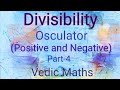 Divisibility Osculator Positive And Negative