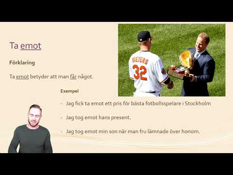 SFI och SVA - Partikelverb - Del 2 - Ta