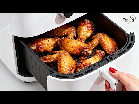 3 Air Fryer Recipes You Must Try! (Chicken Wings, Minced Meat, Potatoes & Meat)