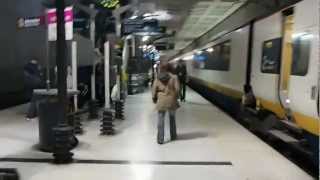 preview picture of video 'Disembarking from our Eurostar train at Gare de Lille Europe'