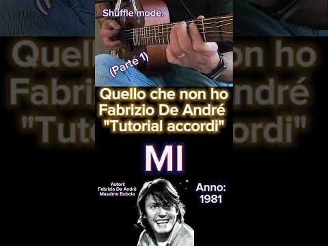Quello che non ho - Fabrizio De Andre'