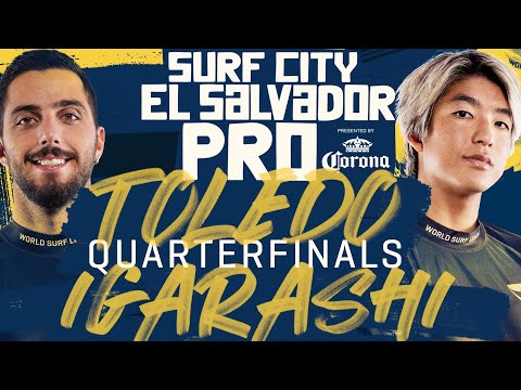 Filipe Toledo vs Kanoa Igarashi | Surf City El Salvador Pro - Quarterfinals Heat Replay