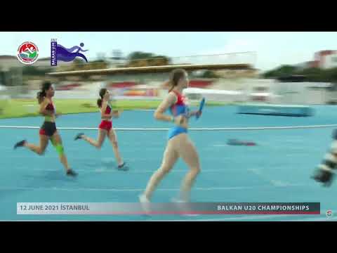 4x100m [Ž], zlato i U20 rekord Hrvatske - Prvenstvo Balkana za juniore i juniorke 2021