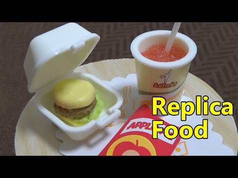 Fake food Toy (You can not eat) Konapun 21 - Hamburger shop 不可吃