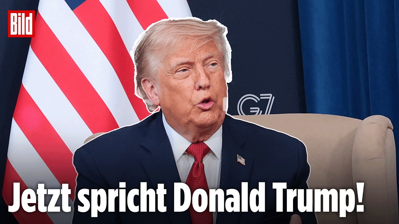 🔴 TRUMP BEIM G7-GIPFEL: Jetzt spricht der US-Präsident | BILD LIVE im Originalton