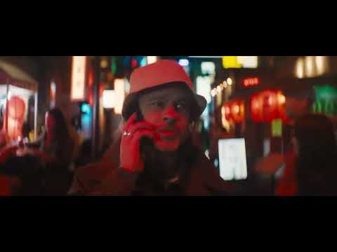 Bullet Train trailer still with Prince (Joey King) and a candy-colored platform