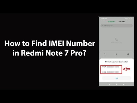 How to Find IMEI Number in Redmi Note 7 Pro?