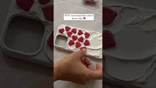 Made a mosaic phone case with heart tiles #mosaic