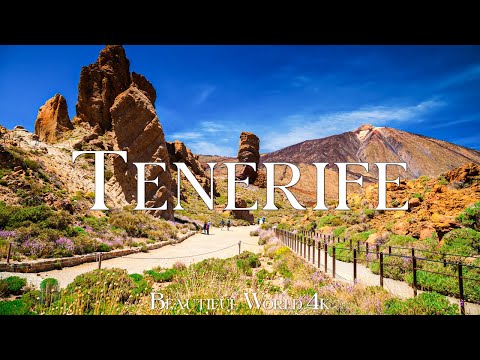 Tenerife 4K – Volcanic Peaks and Sunlit Cliffs on Spain’s Wild Island – Relaxing Piano Music