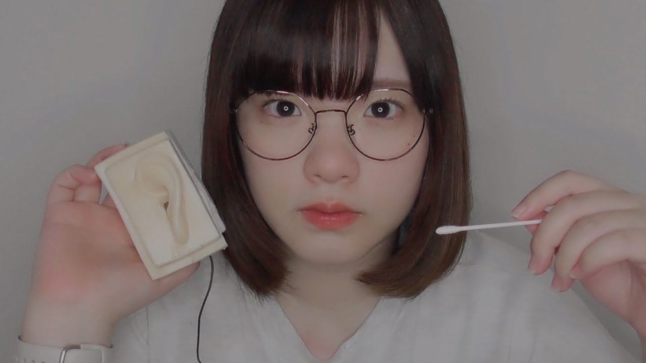 〔ASMR〕マイクテスト🎙️👂🏻綿棒でゾリゾリ〜〜