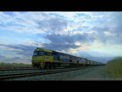 Pacific National PM6 Freight Train (18/11/2017) - PoathTV Australian Railways