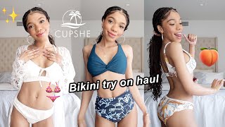 Bikini haul + try on haul 2023| cupshe by Teala Dunn