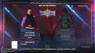 WWE 2K18 Character Select Screen Including All DLC Packs Roster & Arenas
