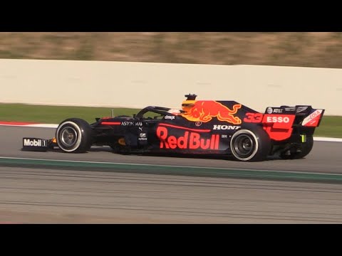 F1 2020 Pre Season Testing at Barcelona Day 1-RB16,F1000, W11 & More