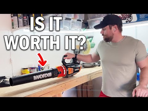 WORX 40V Turbine Cordless Leaf Blower Review - Is It Worth It?