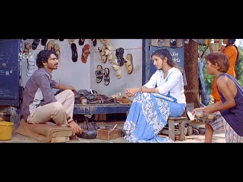 Yogesh Hits Poly Boys For Teasing Supreetha | Ambari Kannada Movie Part-2 | Rangayana Raghu