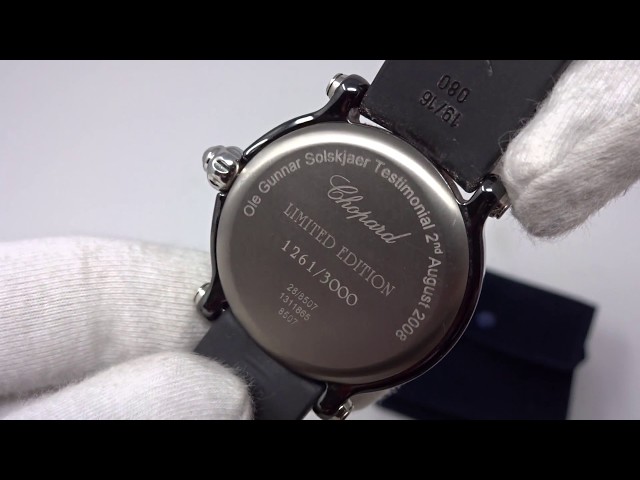 Vídeo relacionado con ROUHO Cierre Desplegable de Acero Inoxidable, Hebilla Plegable con Apertura por Botón para Chopard Happy Diamonds-C2 14mm