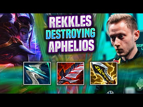 REKKLES DESTROYING WITH APHELIOS! - KC Rekkles Plays Aphelios ADC vs Kai'sa! | Season 2022