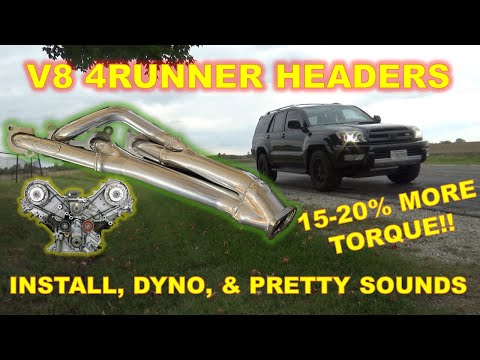 V8 4Runner Header Installation - 4th Gen 4Runner Doug Thorley Headers - THE BEAST!!!