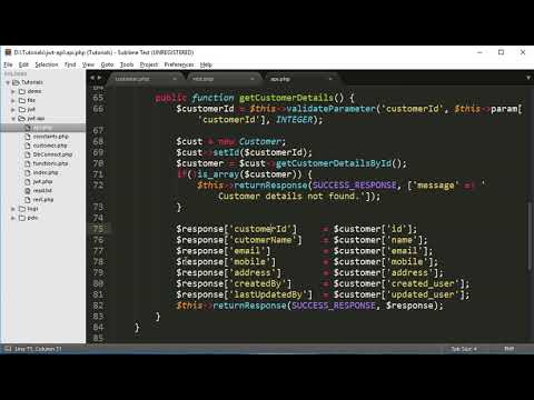 REST API Development Part 10 Update data using jwt token