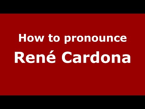 How do you say René Cardona in Mexico (Mexican Spanish)? - PronounceNames.com