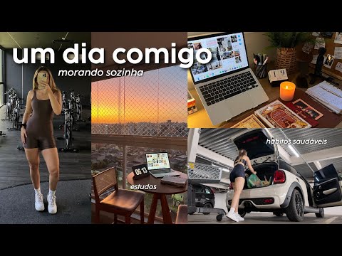 UM DIA PRODUTIVO COMIGO | rotina saudável, hábitos inegociáveis, morando sozinha...
