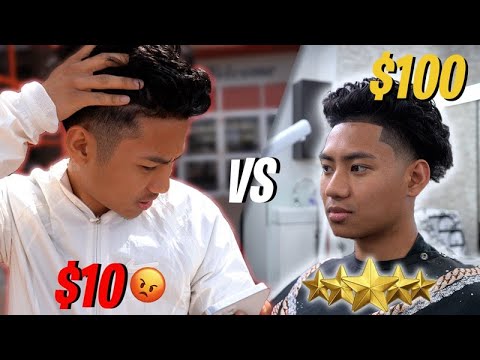 $10 Haircut  VS $100 Haircut...**got messed up**
