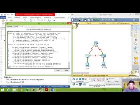 5.2.3.4 Lab - Troubleshooting Advanced Single-Area OSPFv2