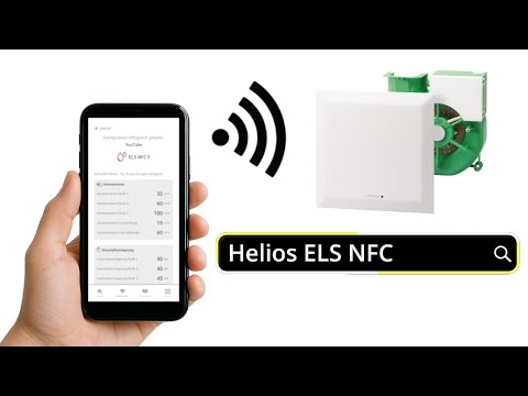 Adjusting the Helios smart bathroom fan is now child's play. Is Helios ELS NFC the best in the ba...