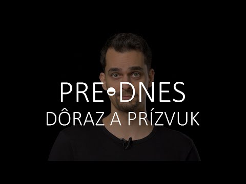 🗣 PREDNES | vlog: Dôraz a prízvuk