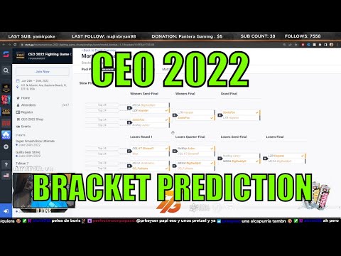 MORTAL KOMBAT 11 - CEO2022 BRACKET PREDICTIONS - T7G | DJON6