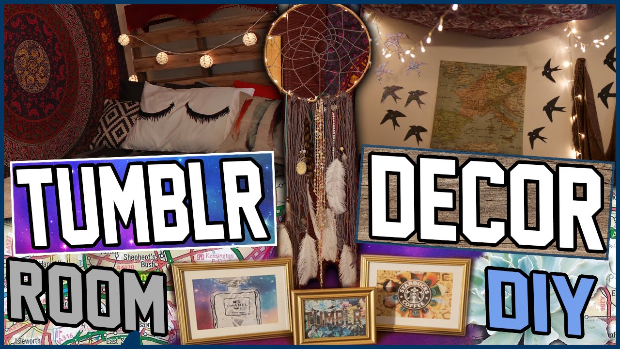 DIY Tumblr Room Decor! | Turn Your Room Into Tumblr! | Cheap & Easy Tumblr Room Decor Ideas!